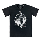 T-shirt noir Nécromancien Diablo IV - Vue de face