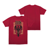 Diablo IV Lilith T-Shirt rouge - Vue de face et de dos