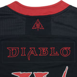 Diablo IV Black Hockey Jersey - fermer-Up View