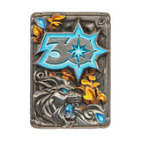 Hearthstone Pin's de l'édition collector du dos de carte du 30e anniversaire de Blizzard - Vue rapprochée