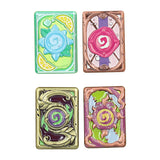 Hearthstone Set d'épingles 4 pièces édition collector en marron - Pin's Vue rapprochée