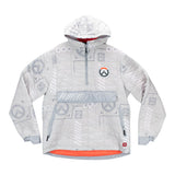 Overwatch 2 Logo White Half-Zip Pullover Jacket - Vue de face