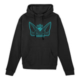 Overwatch 2 Kiriko Fox Ears Black Hoodie - Vue de face