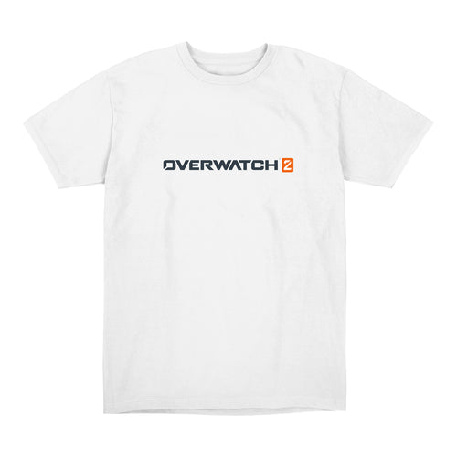 Overwatch Stadium T-Shirt Faucheur vs Moira - Vue de face Version blanche