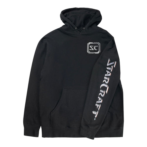 Sweat à capuche StarCraft Box Art - Vue de face et vue des manches