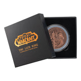 World of Warcraft roi-liche Médaille commémorative en bronze - Vue de face dans la boîte