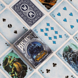 World of Warcraft Wrath of the roi-liche Bicycle Card Deck - Vue d'ensemble des cartes