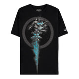 World of Warcraft roi-liche T-Shirt noir - Vue de face