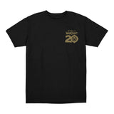 T-shirt noir 20e anniversaire World of Warcraft - Vue de face
