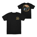 T-shirt noir 20e anniversaire World of Warcraft - Vue de face et de dos