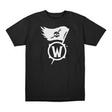 T-shirt Yes, Pirates World of Warcraft Plunderstorm - Vue de face Version noire