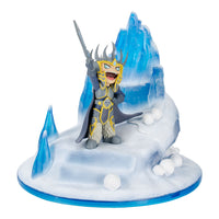 Lutte contre la neige des Lil' Champions Arthas 7.5in. Statue - Vue de face