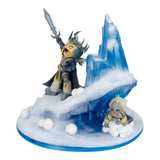 Lutte contre la neige des Lil' Champions Arthas 7.5in. Statue - Vue de côté