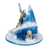 Lutte contre la neige des Lil' Champions Arthas 7.5in. Statue - Vue de côté