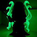 Diablo IV Inarius Youtooz Figure - Vue de face phosphorescente