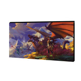 World of Warcraft Retour aux îles du Dragon Toile de 14 x 24 cm - Vue de face