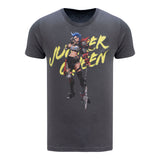Overwatch 2 Junker Queen T-Shirt gris - Vue de face