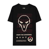 Overwatch Faucheur T-shirt noir From The Shadows - Vue de face