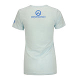 Overwatch Mei T-shirt léger pour femmes Bleu - Vue arrière