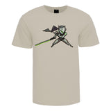 Overwatch Genji  T-Shirt Pixel blanc - Vue de face