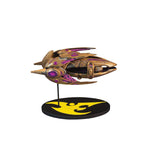 StarCraft Edition limitée Archonte de l’âge Protoss  Porte-nefs  Réplique de bateau de 7" en or - Vue de droite
