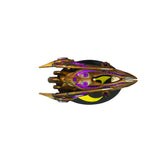 StarCraft Edition limitée Archonte de l’âge Protoss  Porte-nefs  Réplique de bateau de 7" en or - Vue de dessus