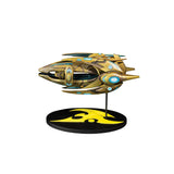 StarCraft Protoss  Porte-nefs  Réplique de bateau 7" en or - vue de gauche