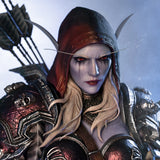 World of Warcraft Sylvanas Buste à l'échelle 1:3 - fermer up