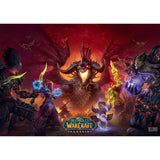 World of Warcraft: Casse-tête classique Onyxia 1000 pièces en rouge - Vue complète