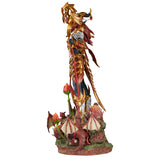 World of Warcraft Alexstrasza 20in Statue - Vue latérale gauche
