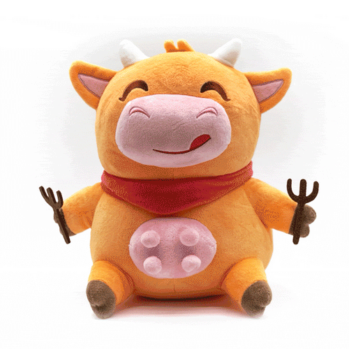 Overwatch Busan Cow 9" Peluche Youtooz - GIF 360 View