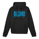 Felpa con cappuccio nera con logo Blizzard - Vista frontale