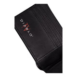 Diablo IV Portafoglio bifold nero - Vista aperta con logo Diablo