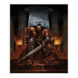 Poster Barbaro Bul-Kathos di Diablo IV - Vista frontale