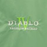 Diablo IV: Vessel of Hatred Giacca bomber verde - Vista da vicino