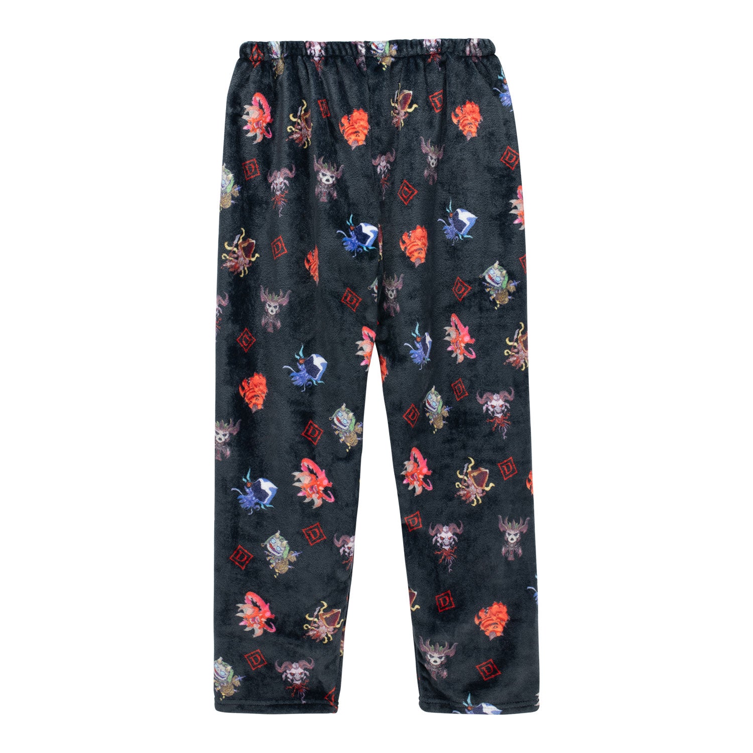 Pantaloni pigiama in pile Diablo But Deadly - Vista posteriore