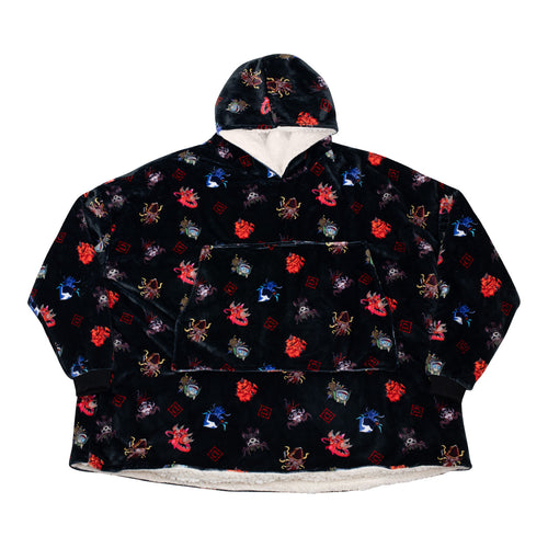 Coperta indossabile Diablo Cute But Deadly - Vista frontale dall'alto