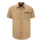 Hearthstone Camicia Button Up Tan - Vista frontale