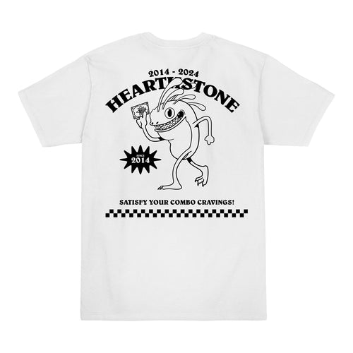 Hearthstone Maglietta Vintage 10° Anniversario Murloc Pizza Bianca - Versione Nera