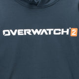 Overwatch 2 Felpa con cappuccio Heroic Grey - Vista da vicino