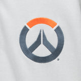 Overwatch 2 Logo Felpa Quarter-Zip grigia - Vista da vicino