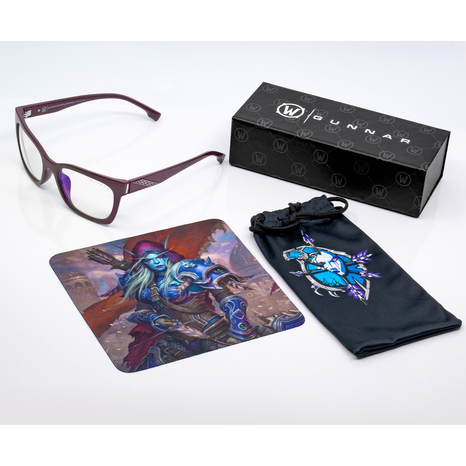 Occhiali World of Warcraft Sylvanas Gunnar - Lente trasparente a visione totale
