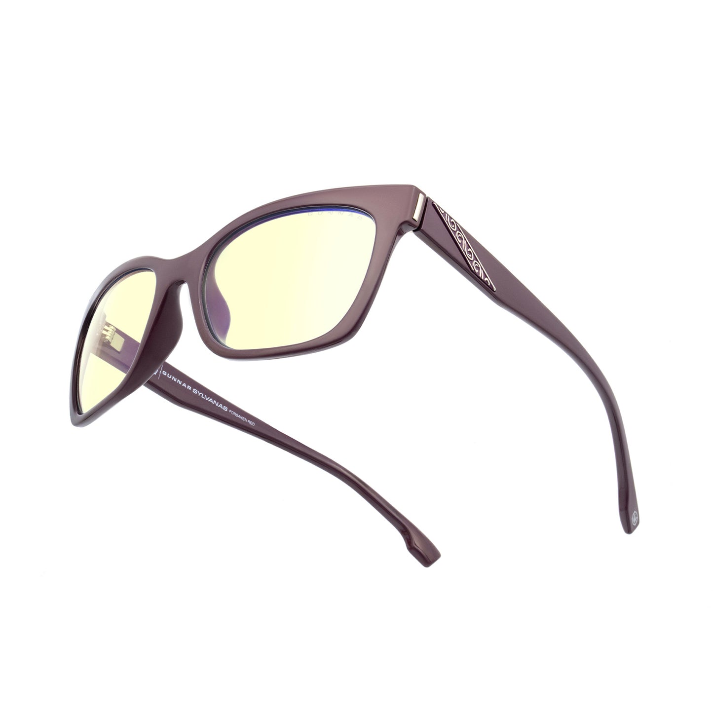 Occhiali World of Warcraft Sylvanas Gunnar - Lente ambra vista laterale anteriore