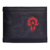 World of Warcraft Mappa dell'Orda di Azeroth Portafoglio bifold - Vista frontale