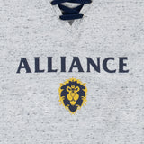 World of Warcraft Maglietta Alliance Logo da donna, colore grigio - Visualizzazione del logo ravvicinato