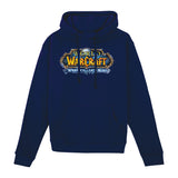 World of Warcraft Wrath of the Re dei Lich Felpa con cappuccio Logo Navy - Vista frontale