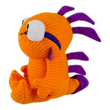 World of Warcraft Crochet Orange Murloc 9In Plush - Vista laterale