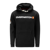 Overwatch 2 Felpa con cappuccio nera con patch di peso elevato