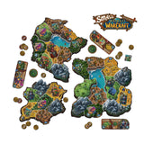 Piccolo gioco da tavolo World of Warcraft in blu - Vista aerea