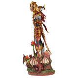 Statuetta da 50 cm Alexstrasza di World of Warcraft - Vista laterale sinistra